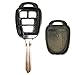 New 4 Button Replacement Shell, Buttons & Duracell Battery Replacement for Toyota Remote Key Head