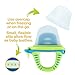 Teetherpop Fillable Silicone Teether for Babies – Breastmilk Popsicle Molds for Teething with Spill-Proof Sippy Slits – Freezable Baby Teethers for Liquids & Purées - Cooling Teething Relief LimonTeal