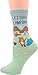 Women's Soft Cotton Cute Animal Patterned Fun Crew Socks 2 Pairs Camping
