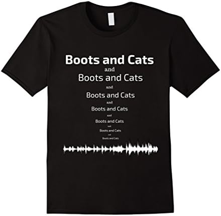 Boots And Cats Beatbox Funny Novelty Graphic T-Shirt