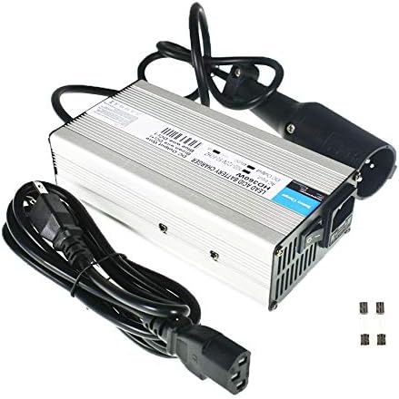 48 Volt Battery Charger 6A Snap Head 3Pin Plug Replacement for EZGO Club Car DS Golf Cart Charger