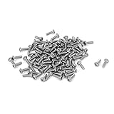 M2x6mm Stainless Steel Hex Socket Button Head Cap Bolts Screws 100 Pcs