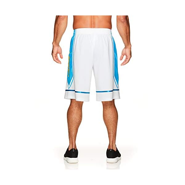 AND1 Men's Basketball Gym & Running Shorts w/Elastic Waistband ...