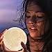 Mydethun 16 Colors Moon Lamp LED 3D Print Cool Moon Night Light with Stand Remote Touch Control and USB Rechargeable Gift for Women Baby Kids Birthday Party Home Décor(3.9 inches)