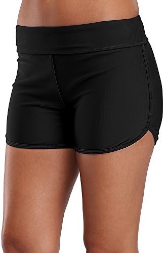 Initia Women's Active Tankini Boyleg Swim Short Swim Bottom Board Short Swimsuit