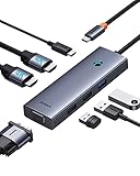 Docking Station Dual Monitor, Baseus 7 in 1 USB C