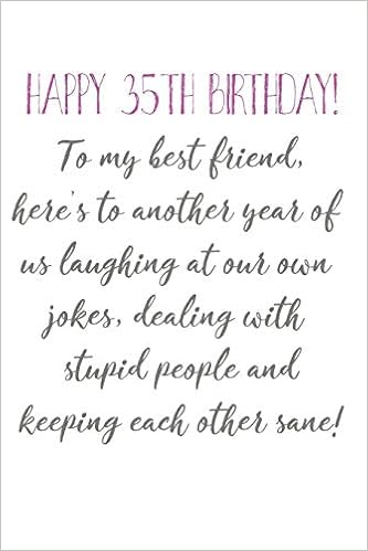 35th birthday gift ideas for best friend