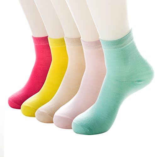 VITOO Women’s Socks（5-pack） (Medium, Color-3)