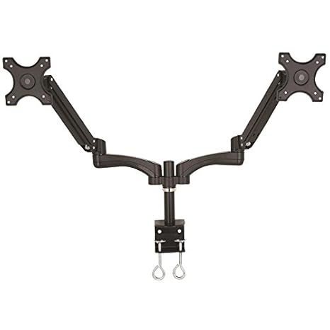 TradeMount Monitor Tischhalterung Profi für Zwei Monitore drehbar 360° neigbar 90° schwenkbar 360° für BenQ 27' SW2700PT