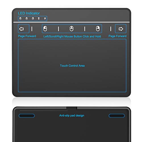 VOGEK Precision Touchpad, Wired USB Touchpad Trackpad with Multi-Touch Navigation for Windows 7 and Windows 10 on Laptop/Notebook/Desktop Computer