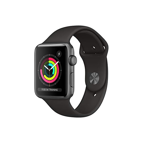 Apple Watch Series 3 (GPS, 42mm) - Space Grey Aluminum Case with Black Sport Band