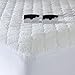 Biddeford Blankets Sherpa Electric Heated Mattress Pad with Digital Controller, King, White