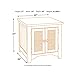 Signature Design by Ashley Wystfield Farmhouse End Table with Storage, Distressed White & Brown Finish