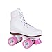 Chicago Girls Rink Roller Skate - White Youth Quad Skates