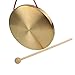 BQLZR Alto Hand Gong Chapel Copper Cymbals Percussion 15.5 Diameter Opera Gong