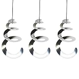 3 Pack- Scare Birds Away - Hanging Spiral Bird Deterrent - Bird Scare Repellent Tape Alternative