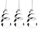 3 Pack- Scare Birds Away - Hanging Spiral Bird Deterrent - Bird Scare Repellent Tape Alternative primary