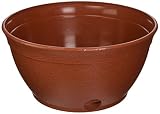 EMSCO Expandable Hose Hider - Expandable Hose Storage Pot - Rustic Terra Cotta