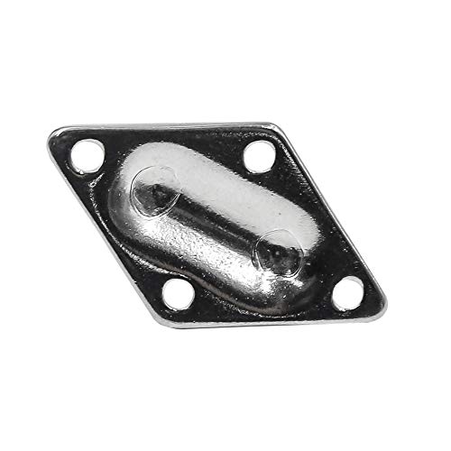 Cyful M5 Pad Eye Plate Staple Ring Hook U-Shaped Wall Ceiling Hammock Hooks Stainless Steel-4pcs