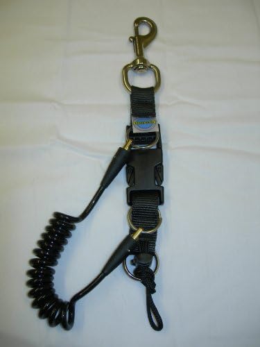 Lumb Bros Heavy Duty Detachable Coiled Lanyard - 110mm Boltsnap