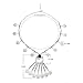 Zhenhui Ethnic Tribal Boho Beads Coin Fringe Necklace Long Belly Dance Bohemian Jewelry (Black)