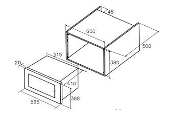 CATA Modelo Encastrable | MC 32 DC 32 litros | 5 Niveles de ...