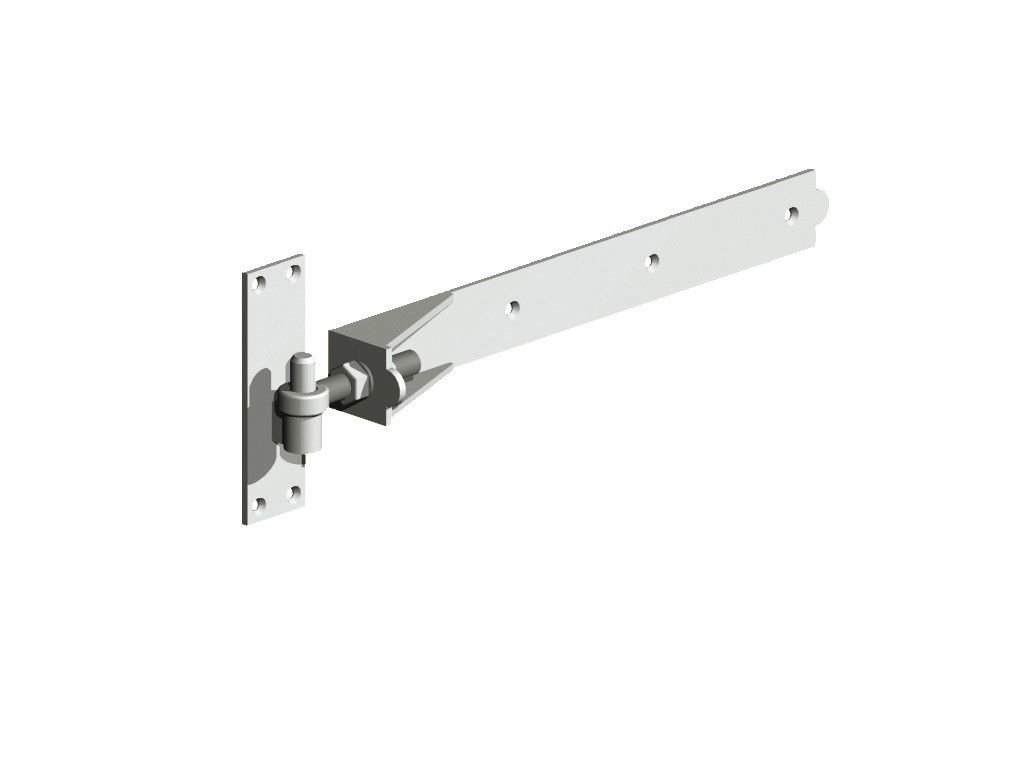 Gatemate Adjustable Hook & Band Hinge 24" / 600mm Galvanised