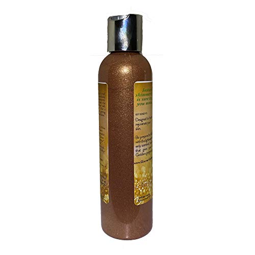 GLIMMER GODDESS Organic Body Shimmer Lotion Super Level 3 Bronze Body