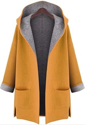 [ニブンノイチスタイル]1/2style 春 秋 冬 カラフル 大きめ フード 付き 膝丈 ジャケット コート レディース