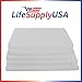 LifeSupplyUSA Aftermarket Replacement (5-Pack) Pre-Filter Pads Compatible Replacement for IQAir PF40