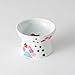 NECOICHI Raised Cat Food Bowl, Stress Free, Backflow Prevention, Dishwasher and Microwave Safe, Made to EC & ECC European Standard (Fuji Limited Edition)