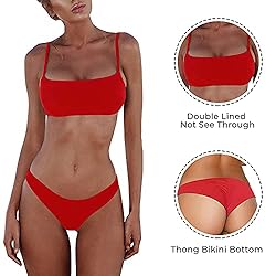 Padded Push up Brazilian Thong Bikini Sets 2021