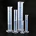 Pixnor 5pcs Measuring Cylinder Graduated Cylinder 50ml 100ml 250ml 500ml 1000ml