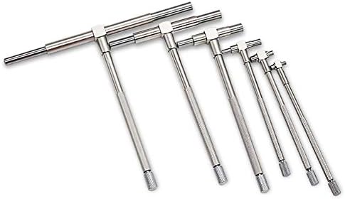 LYCOS3 6PCS Inner Diameter Measuring Gauge,Adjustable Precision Telescopic Gauge 8-150 mm Internal Bore Gauge Carbon Steel Measurement Bore Engineers Kit Inner Diameter Measuring Tool