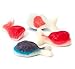 SweetGourmet Red & Blue Gummy Whales Jelly Filled Gummi Candy | 1 Pound