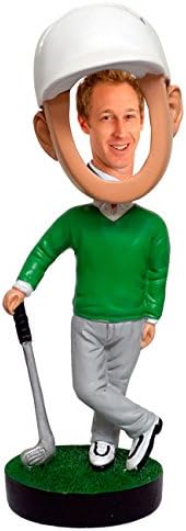 Golfer Photo Bobblehead Figure Doll