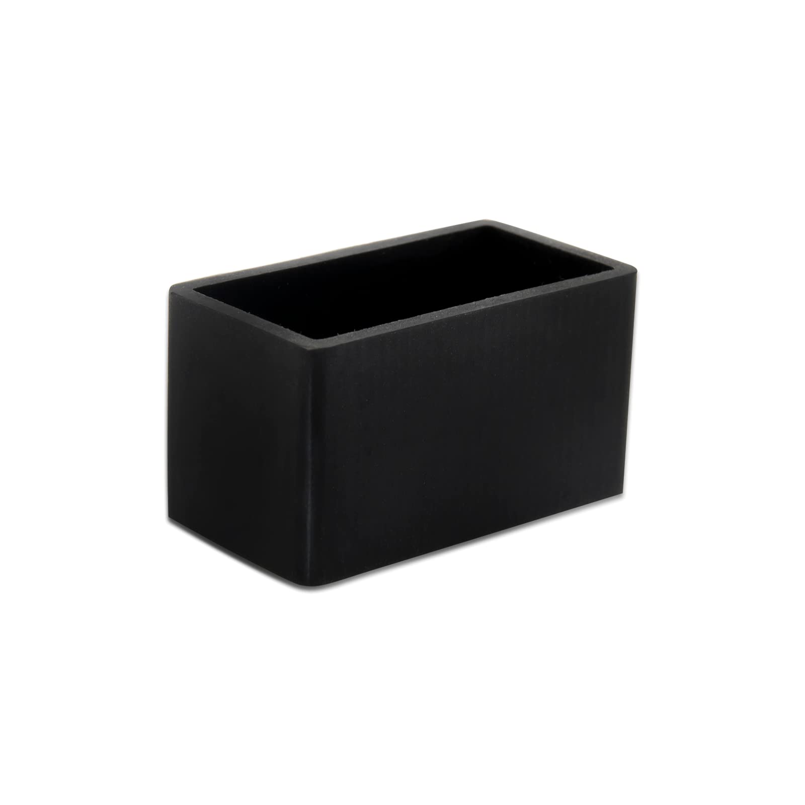 Flyshop 8Pcs Chair Leg Tips Caps Anti-Scratch Durable Silicone Floor Protectors Rectangle Furniture Table Covers 1" x 2" (25 x 50mm)