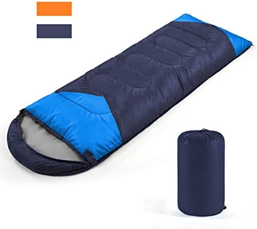 Backpacking Sleeping Bag for Adults & Kids - Lightweight, Waterproof, Comfortable for Spring, Summer, Fall - Hiking, Traveling, Camping