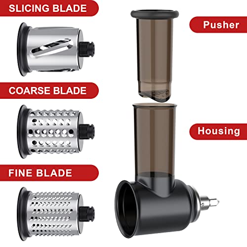 Slicer Shredder Attachment for KitchenAid Stand Mixer, Cheese Grater