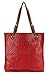 Scarleton Ostrich Large Tote H115610 - Red