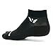 Swiftwick - ASPIRE ONE, Ankle Socks for Running and Cycling, Black, Large