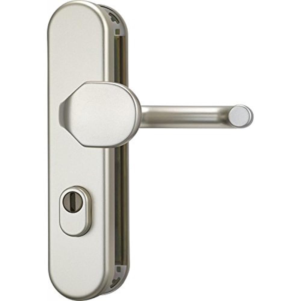 ABUS 374036 KLZS714 F2 EK Protective Fitting with Round Cylinder Protection New Silver