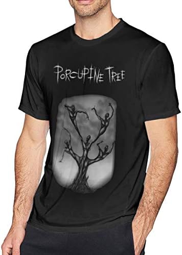 Lstekid Porcupine Tree Men's Short Sleeve Tshirt Black