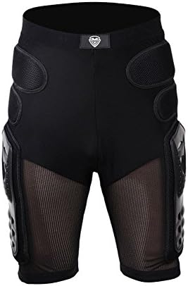 Yayoshow Roller skating Protective Armor Pants Motorcycle Ski Hockey Snowboard Riding Impact Protection Protect Pads Sports Hips Legs (S)