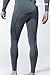 TSLA Men's Compression Pants - Cool Dry Athletic Sports Workout Running Tights Leggings Baselayer, Compression Zero Pants Grey, Large