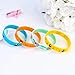 Totem World 24 Rubber Bracelets for Kids Pokemon Theme Birthday Party Favors - Durable Silicone Bracelets Provide Hours of Fun - Assorted Inspired Pikachu, Charmander, Squirtle, and Bulbasaur Design