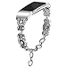 somoder For Fitbit Charge 2 Bands, Vintage Chain Jewelry Bracelet with Rhinestone Bling for Fitbit Charge 2, Ajustable 5.7