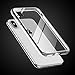 Clear Case for iphone Xs Max,Soft TPU Frame and Tempered Glass Back Double Protection Phone Cover for iPhone Xs Max (6.5 inch)