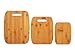 Cutting Board set 3 Ecofriendly Multipurpose Durable Bamboo Chopping Mat - Meat & Veggie Prep-