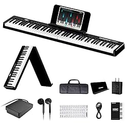TERENCE Folding Piano Keyboard, 88 Keys Full Size